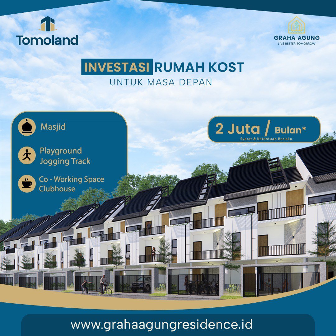 Call 0821-4212-5500 Jual Rumah Kost di Malang Kalibaru Manis: Dekat Perguruan Tinggi Ternama di Pusat Kota