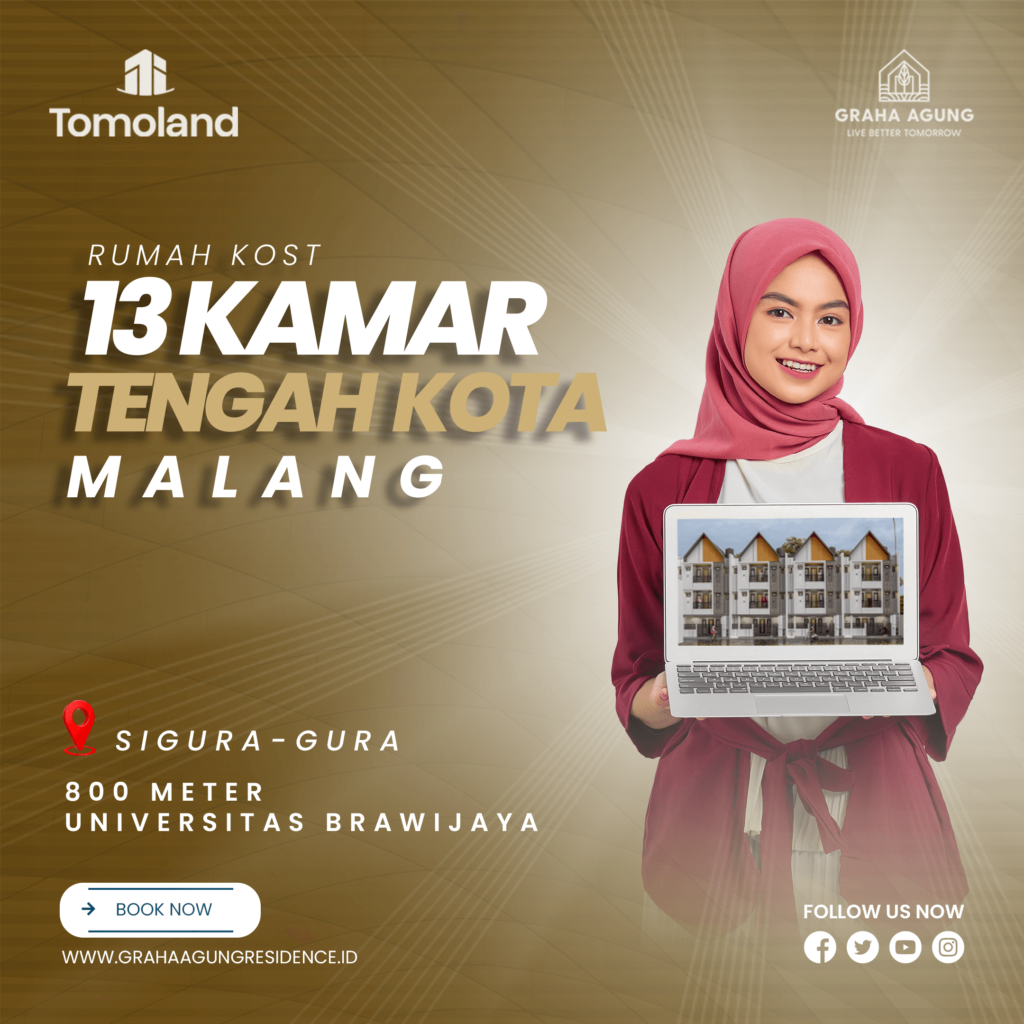 Call 0821-4212-5500 Jual Rumah Kost di Malang Tegalmijin Dekat Perguruan Tinggi Ternama di Pusat Kota
