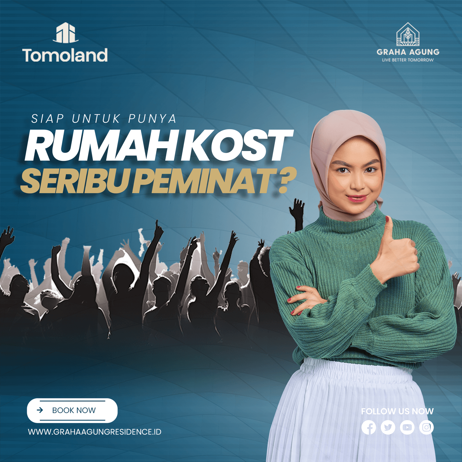 Jual Rumah Kost di Malang Penang Dekat Universitas Ternama di Pusat Kota