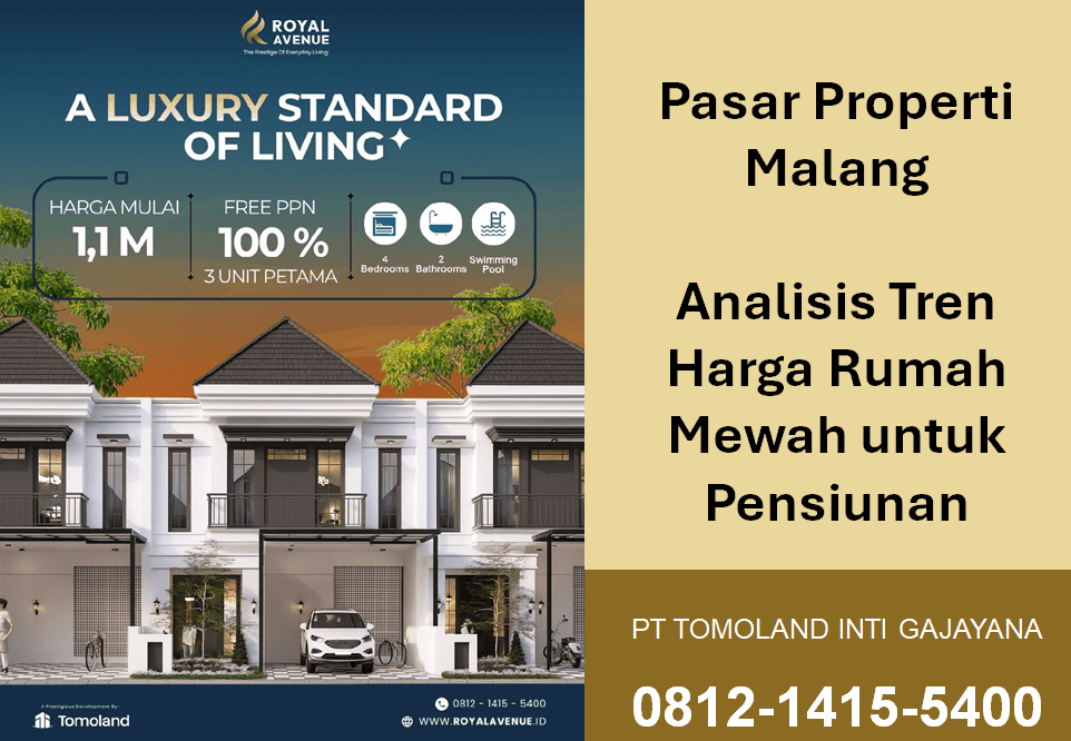 Info Harga Properti di Malang: Analisis Tren Harga Rumah Mewah untuk Pensiunan