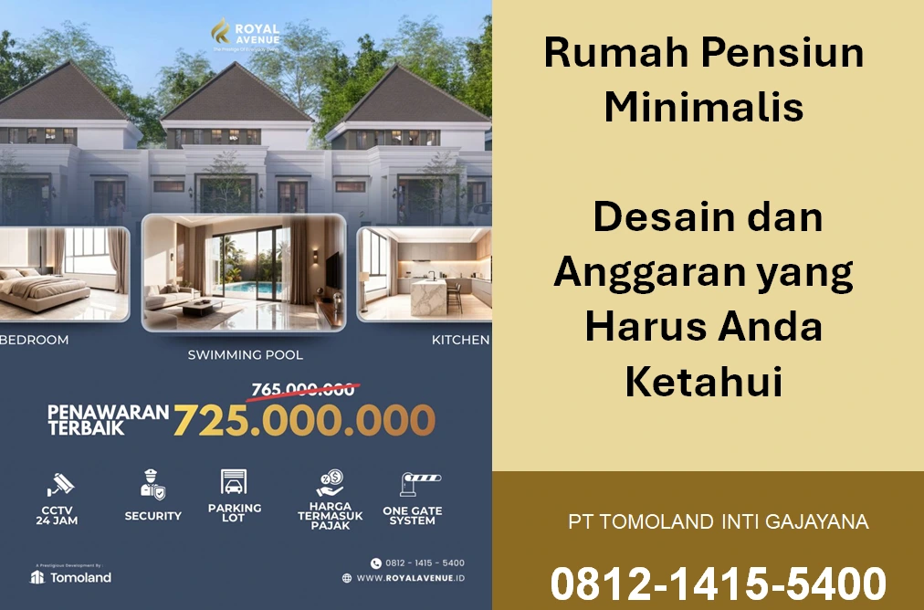 Rumah Pensiun Minimalis di Malang: Desain dan Anggaran yang Harus Anda Ketahui