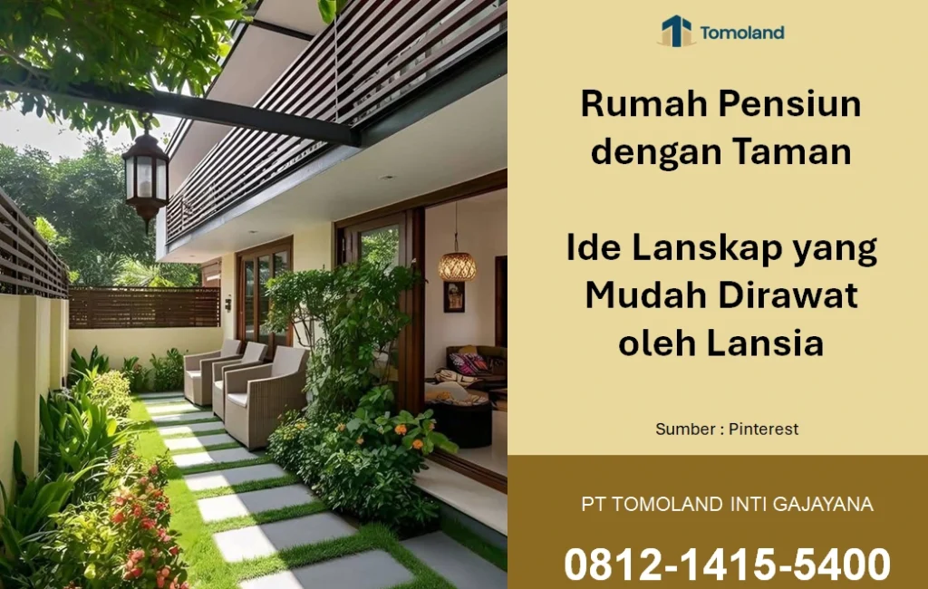 Rumah Pensiun Dengan Taman: Ide Lanskap yang Mudah Dirawat oleh Lansia