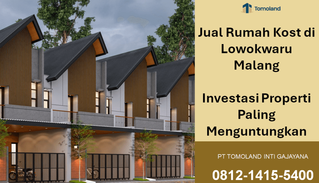 Jual Rumah Kost Lowokwaru Malang: Strategis di Pusat Kampus, Pasti Untung!
