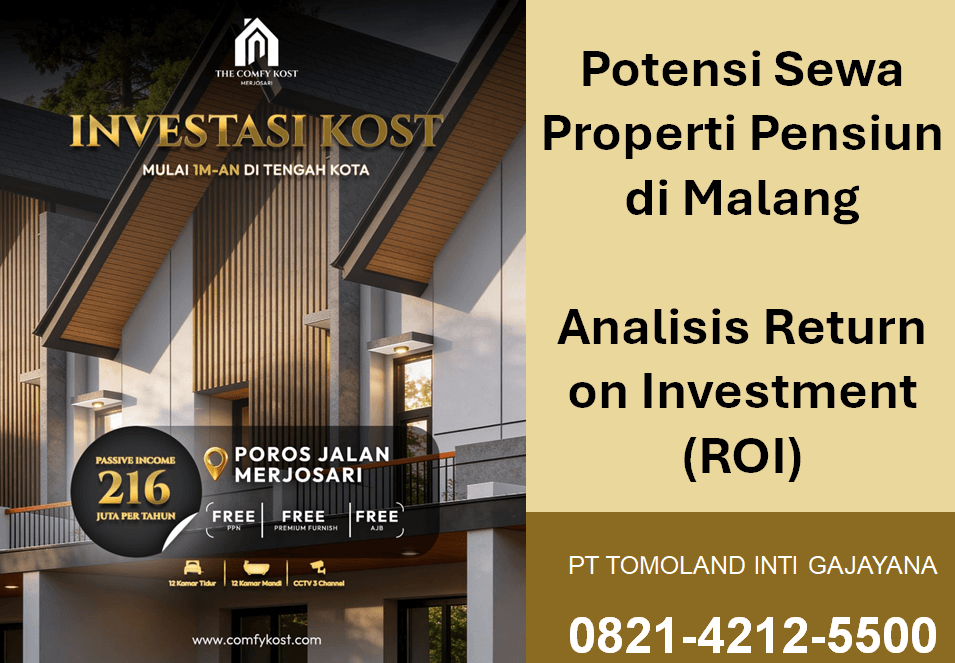 Potensi Sewa Properti Pensiun di Malang: Analisis Return on Investment (ROI)