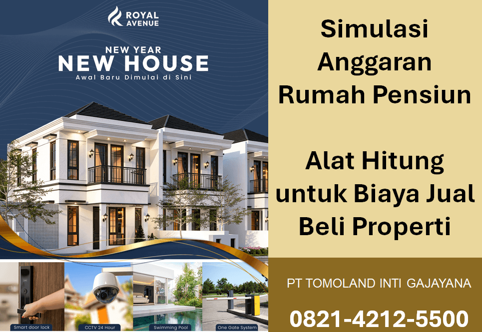 Simulasi Anggaran Rumah Pensiun Harga 700 Jutaan di Malang : Alat Hitung untuk Biaya Jual Beli Properti