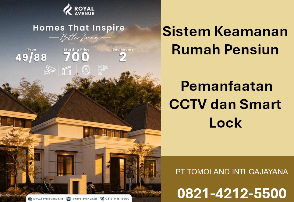 Sistem Keamanan Rumah Pensiun: Pemanfaatan CCTV dan Smart Lock