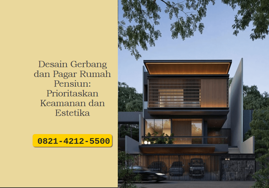 Desain Gerbang dan Pagar Rumah Pensiun: Prioritaskan Keamanan dan Estetika