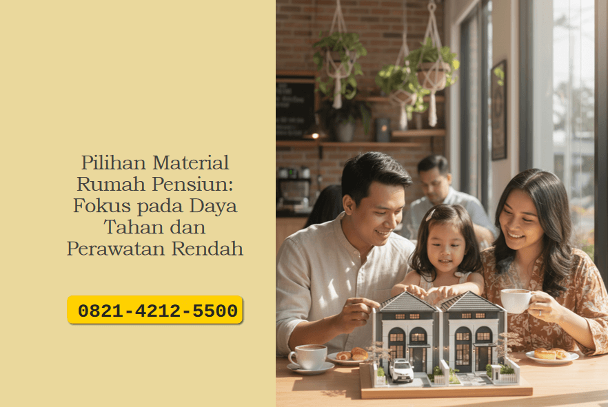 Pilihan Material Rumah Pensiun: Fokus pada Daya Tahan dan Perawatan Rendah