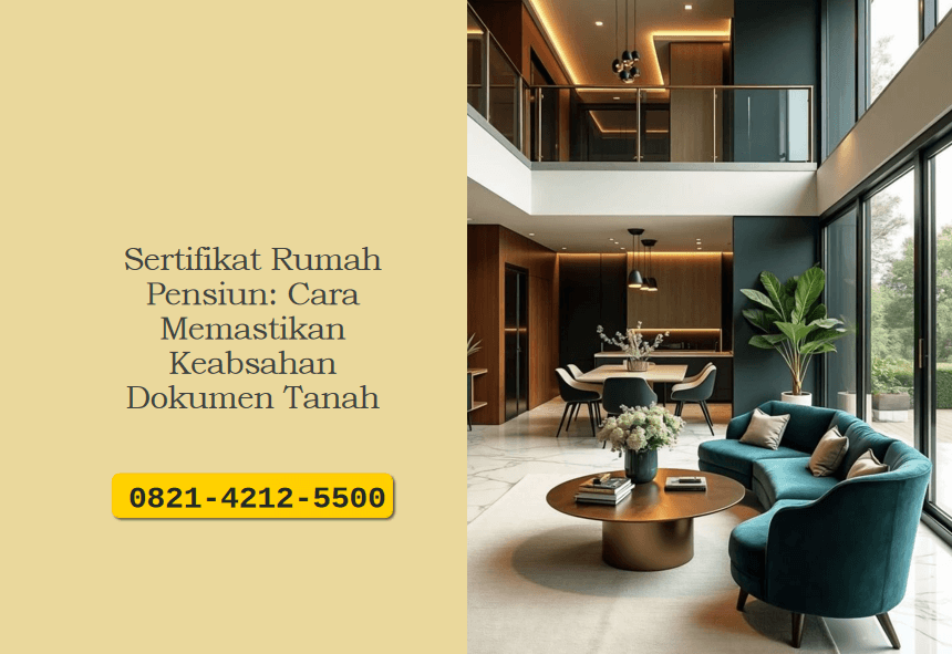 Sertifikat Rumah Pensiun: Cara Memastikan Keabsahan Dokumen Tanah