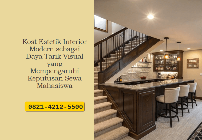 Kost Estetik Interior Modern sebagai Daya Tarik Visual yang Mempengaruhi Keputusan Sewa Mahasiswa