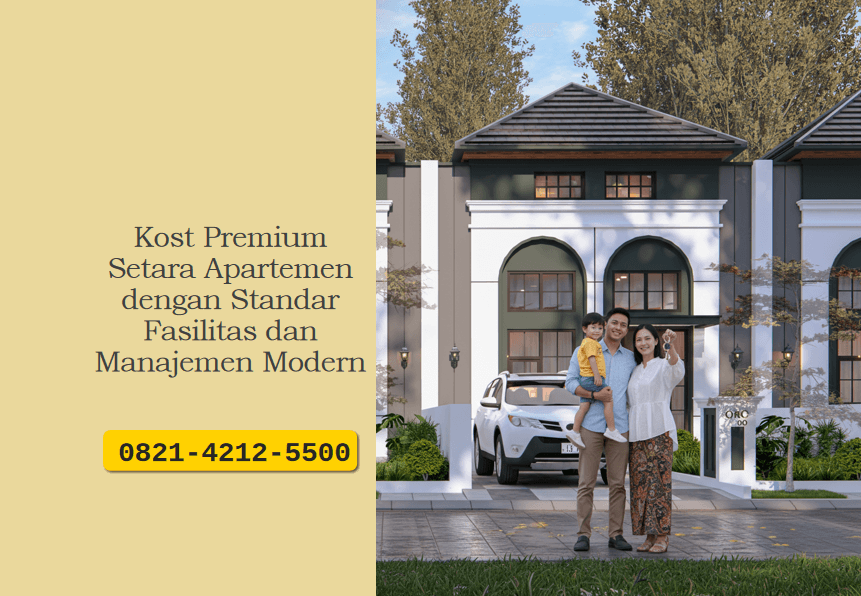 Kost Premium Setara Apartemen dengan Standar Fasilitas dan Manajemen Modern