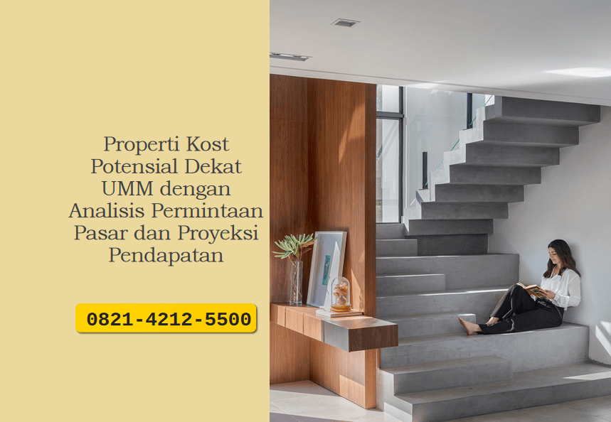 Properti Kost Potensial Dekat UMM dengan Analisis Permintaan Pasar dan Proyeksi Pendapatan
