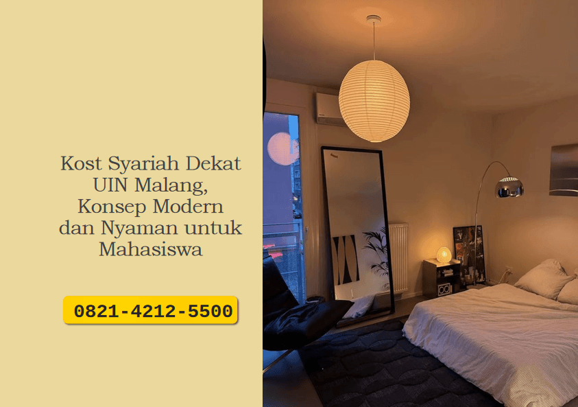 Kost Syariah Dekat UIN Malang, Konsep Modern dan Nyaman untuk Mahasiswa