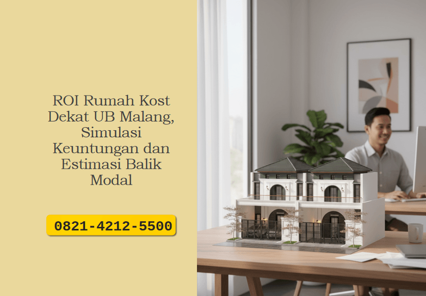 ROI Rumah Kost Dekat UB Malang: Simulasi Keuntungan dan Estimasi Balik Modal