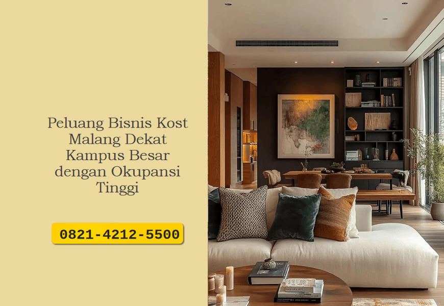 Peluang bisnis kost Malang dekat kampus besar dengan okupansi tinggi