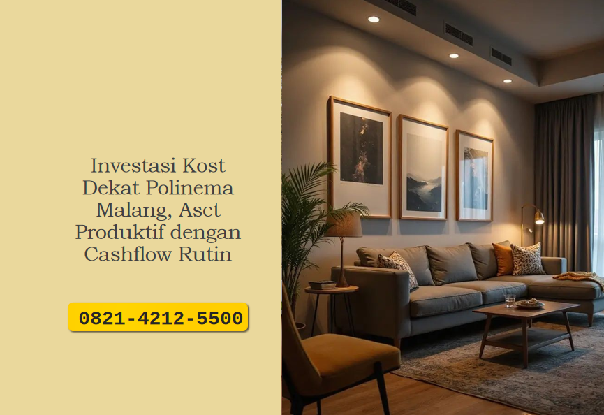 Investasi Kost Dekat Polinema Malang, Aset Produktif dengan Cashflow Rutin 