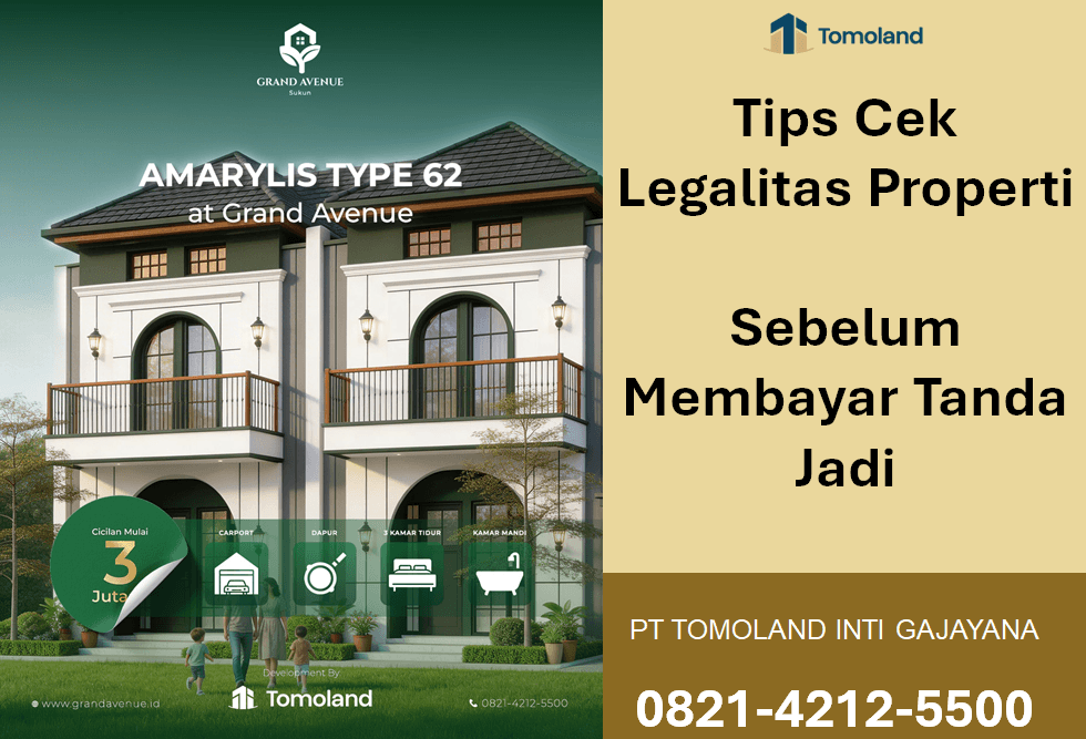 Tips Cek Legalitas Properti Sebelum Membayar Tanda Jadi