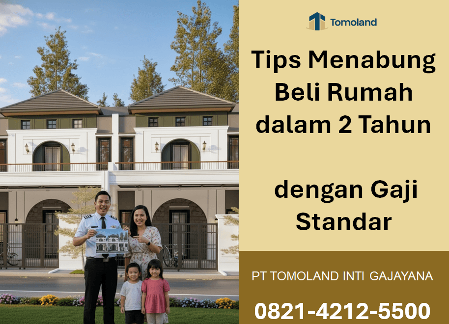 Tips Menabung Beli Rumah dalam 2 Tahun dengan Gaji Standar