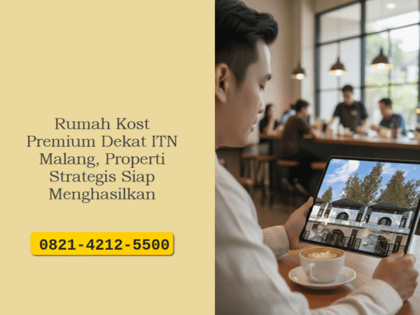 Rumah Kost Premium Dekat ITN Malang, Properti Strategis Siap Menghasilkan