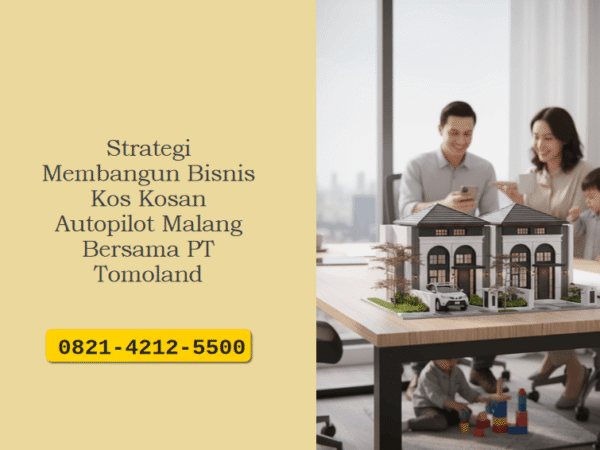 Strategi membangun bisnis kos kosan autopilot Malang bersama PT Tomoland. Raih pendapatan pasif dari investasi properti komersial.