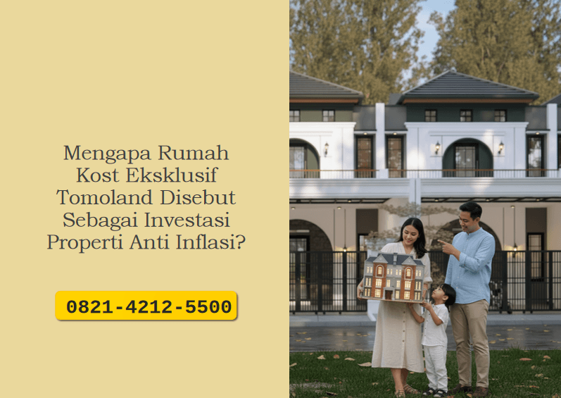 Mengapa Rumah Kost Eksklusif Tomoland Disebut Sebagai Investasi Properti Anti Inflasi?
