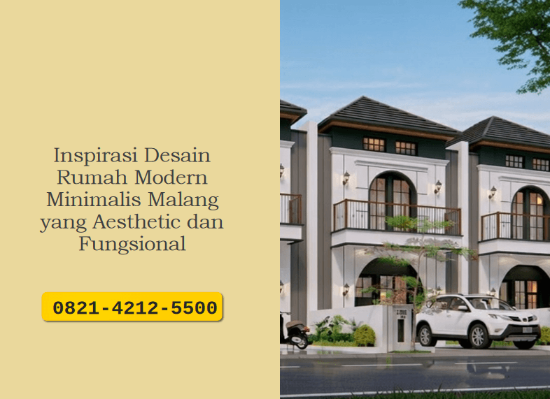 Inspirasi Desain Rumah Modern Minimalis Malang yang Aesthetic dan Fungsional