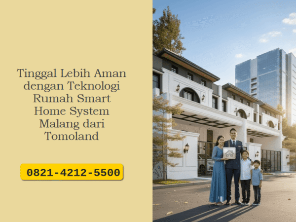 Tinggal Lebih Aman dengan Teknologi Rumah Smart Home System Malang dari Tomoland