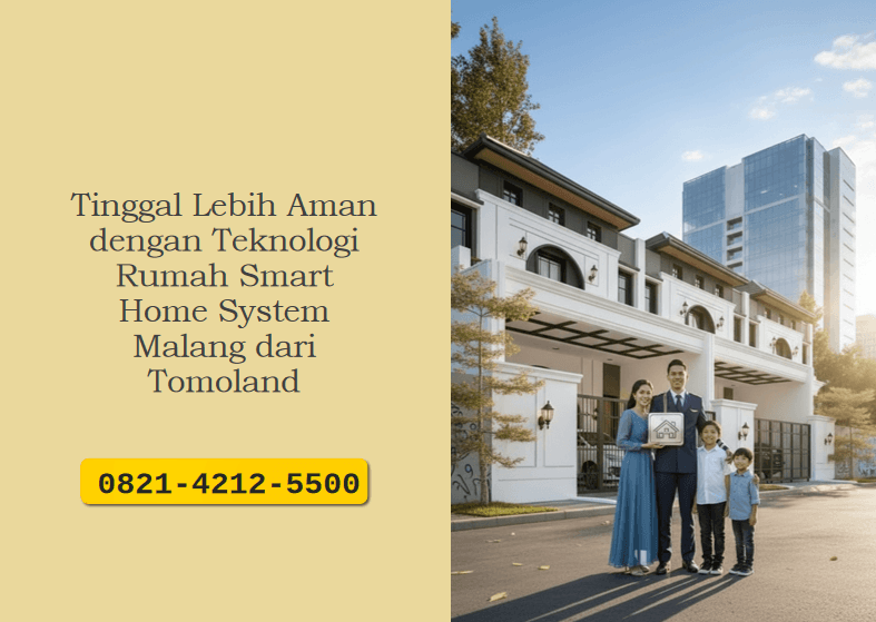 Tinggal Lebih Aman dengan Teknologi Rumah Smart Home System Malang dari Tomoland
