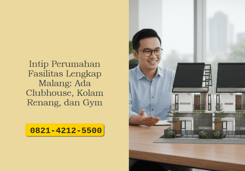 Perumahan Fasilitas Lengkap Malang: Ada Clubhouse, Kolam Renang, dan Gym