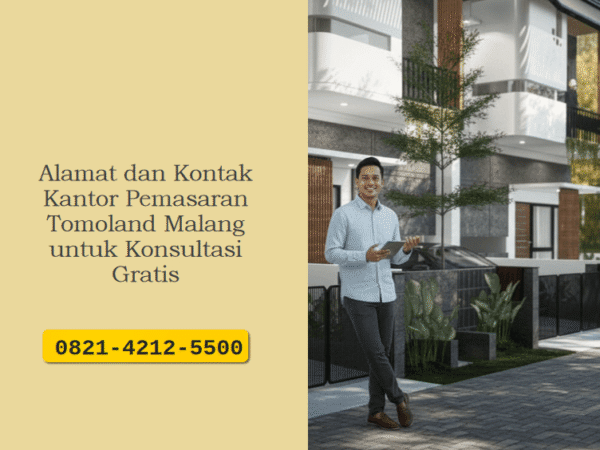 Alamat dan Kontak Kantor Pemasaran Tomoland Malang untuk Konsultasi Gratis
