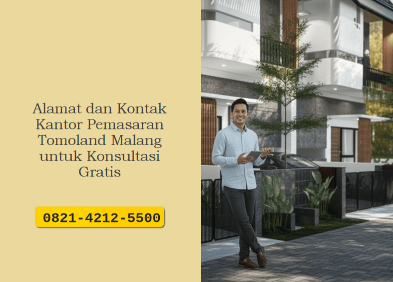 Alamat dan Kontak Kantor Pemasaran Tomoland Malang untuk Konsultasi Gratis