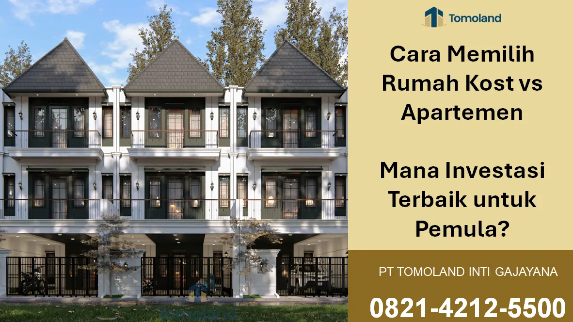 Cara Memilih Rumah Kost vs Apartemen: Mana Investasi Terbaik untuk Pemula?