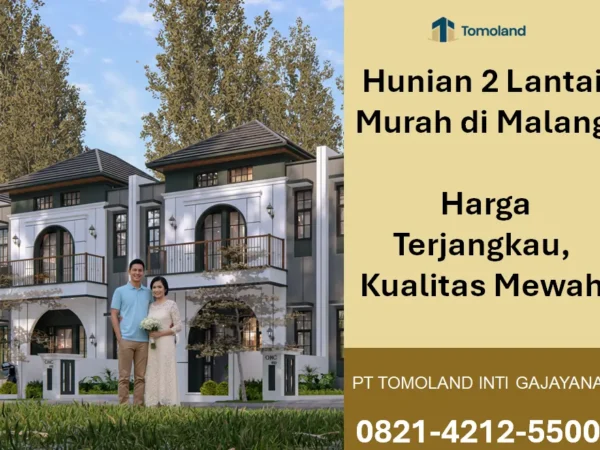Hunian 2 Lantai Murah di Malang, Desain Elegan Harga Mulai 600 Jutaan