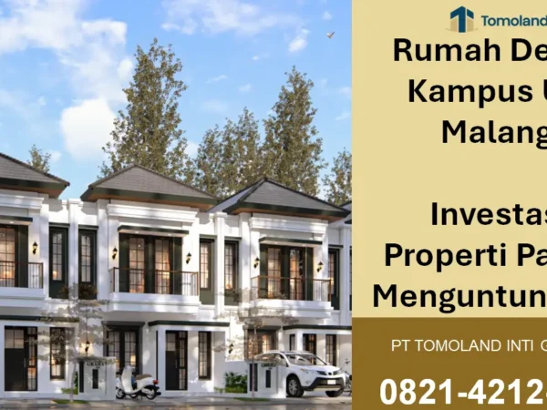 Rumah Dekat Kampus UB Malang, Harga Terjangkau dengan Akses Mudah | Graha Agung Merjosari by Tomoland