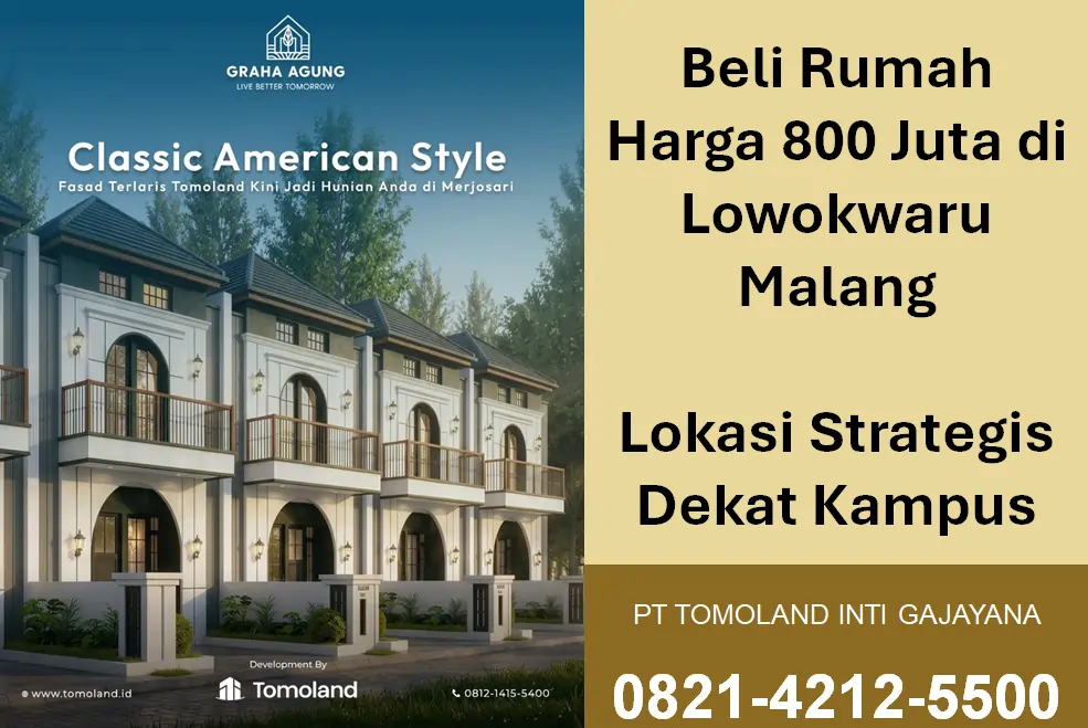 Beli Rumah 800 Juta di Lowokwaru Malang? Ini Pilihan yang Bisa Anda Cek