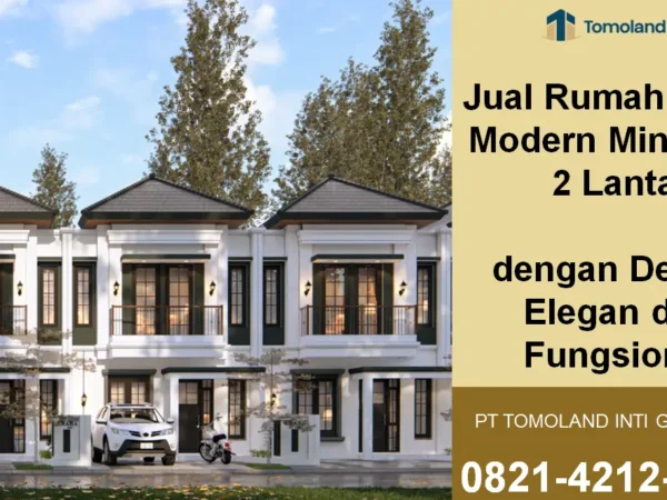 Jual Rumah Eropa Modern 2 Lantai di Malang, Mewah Mulai 600 Jutaan