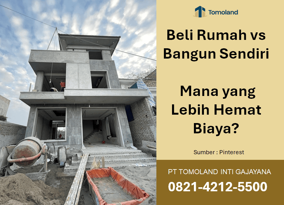 Beli Rumah vs Bangun Sendiri: Mana yang Lebih Hemat Biaya?