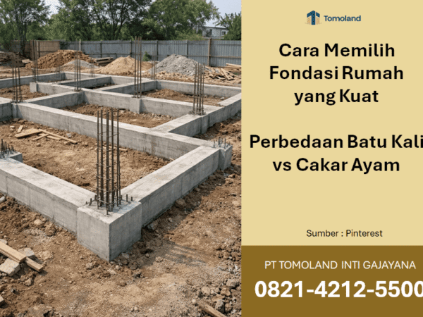 Cara Memilih Fondasi Rumah yang Kuat: Perbedaan Batu Kali vs Cakar Ayam