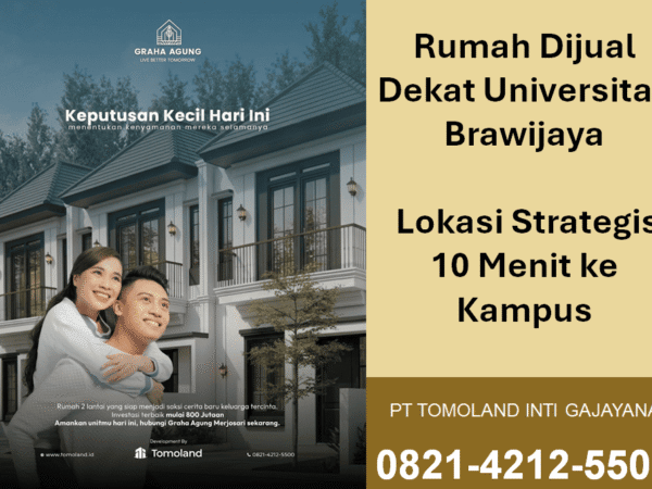 Cari Rumah Dekat UB Malang? Ini Pilihan Strategis untuk Hunian & Investasi