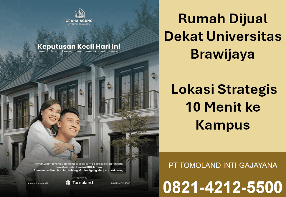 Cari Rumah Dekat UB Malang? Ini Pilihan Strategis untuk Hunian & Investasi