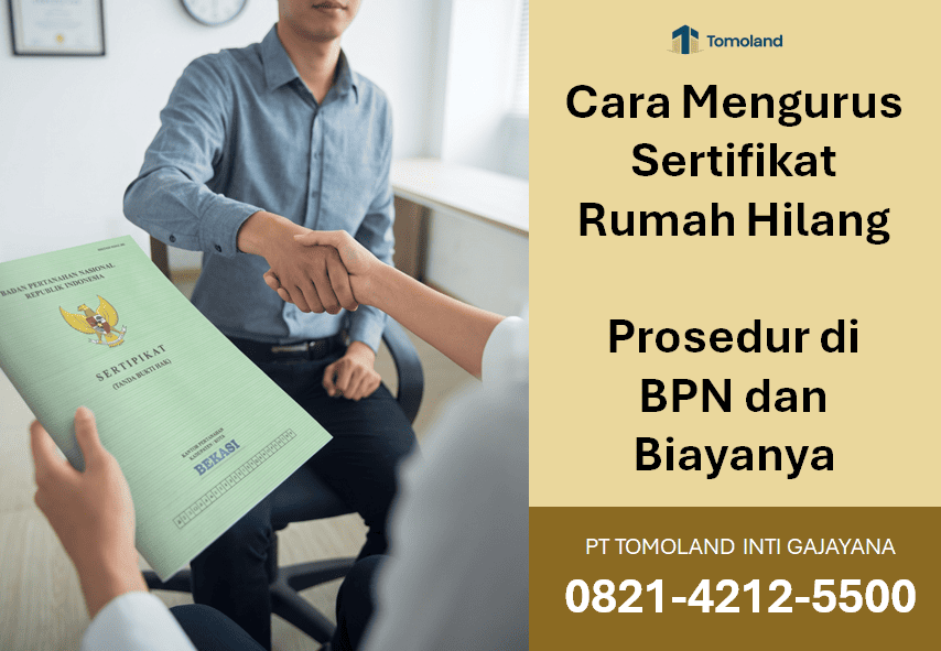 Cara Mengurus Sertifikat Rumah Hilang: Prosedur di BPN dan Biayanya