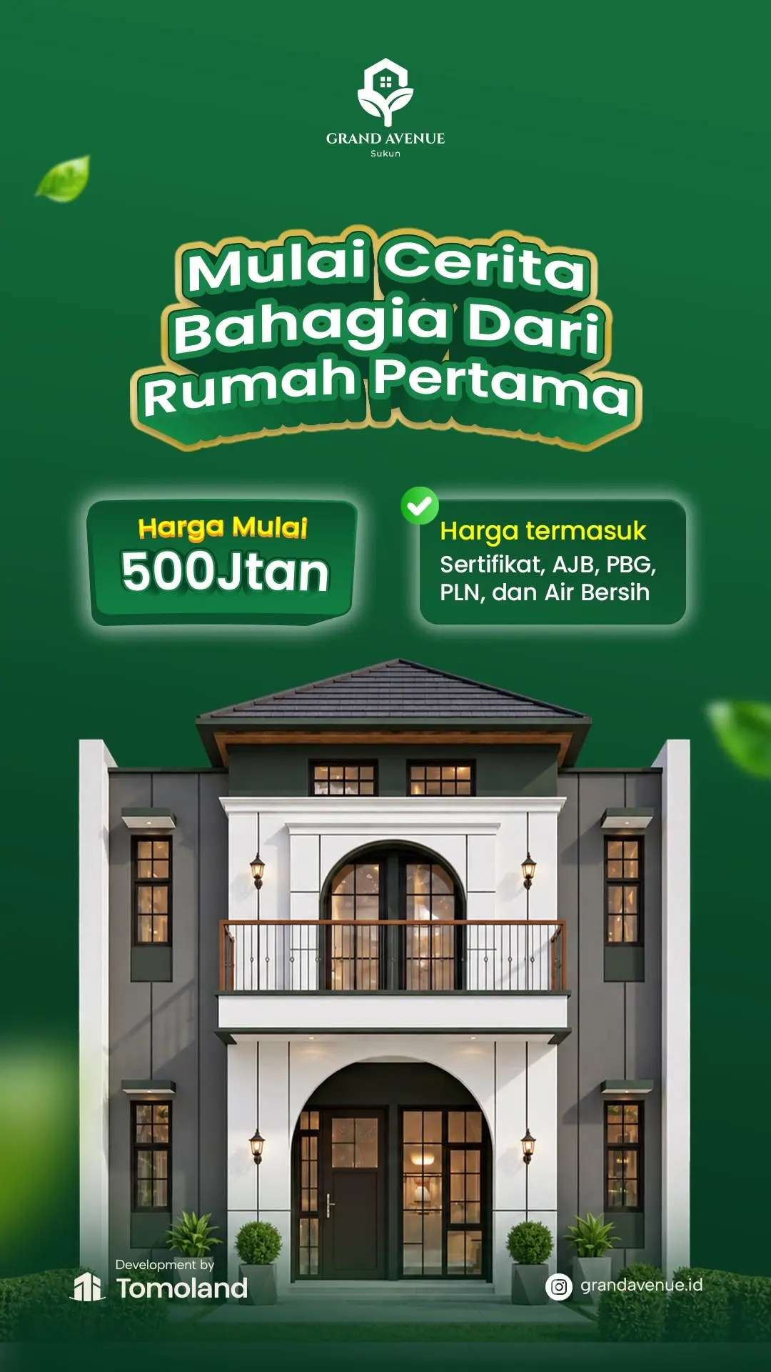 Ilustrasi interior rumah kost TOMOLAND