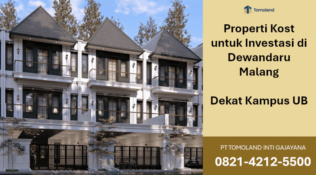 Properti Kost untuk Investasi di Dewandaru Malang, Dekat Universitas Brawijaya